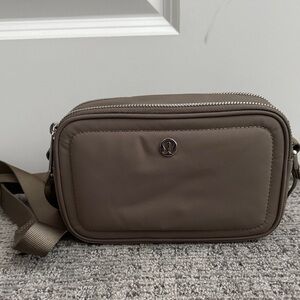 lululemon athletica Taupe Crossbody Bag